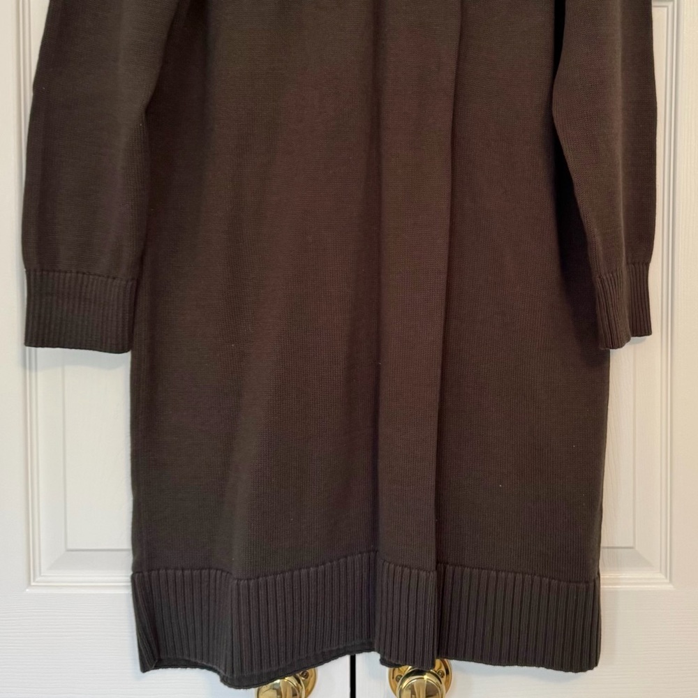 NWT Barbour Stitch Guernsey Dress Olive 14 - Picture 11 of 16